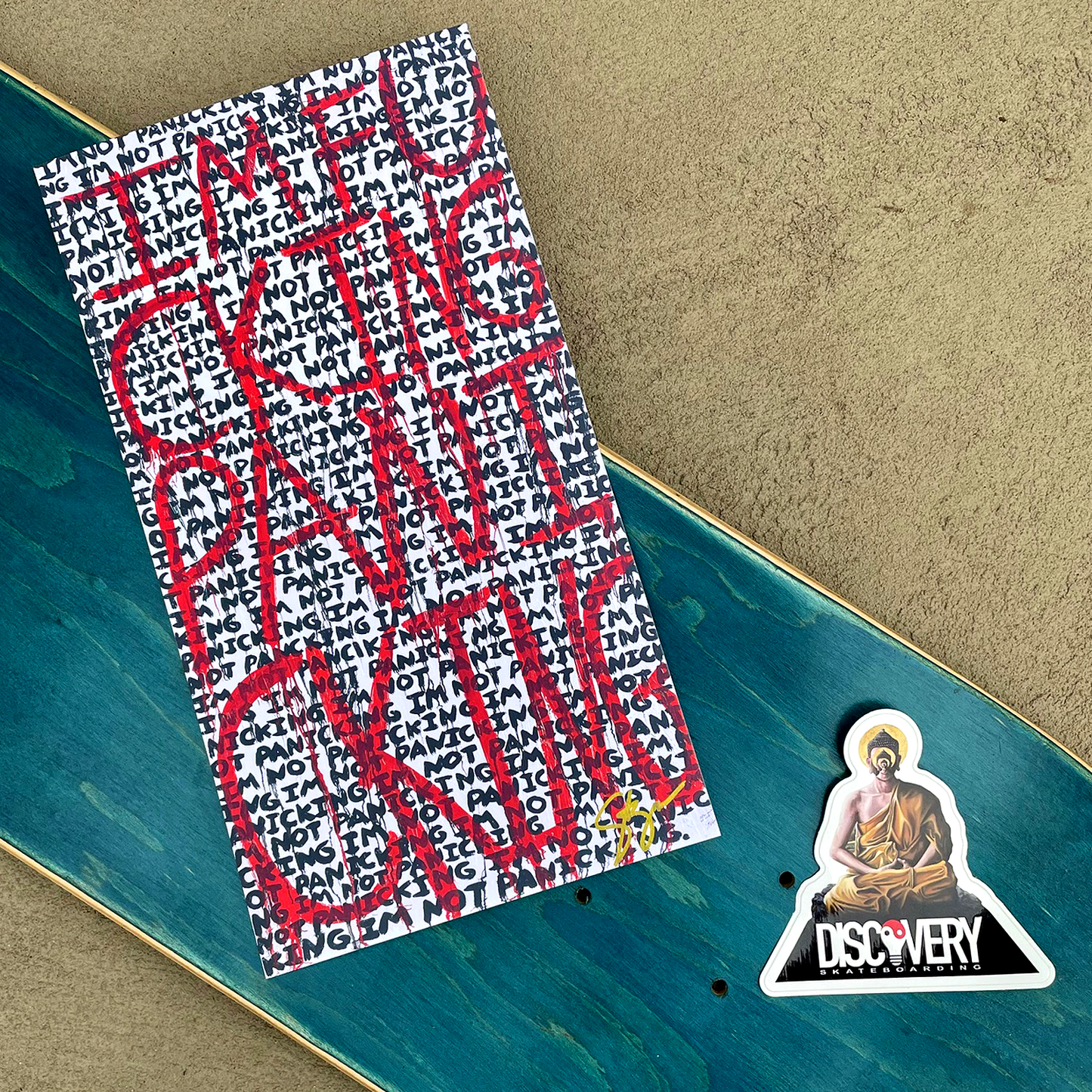 Discovery Skateboarding "Are You Fine To Skate" Deck