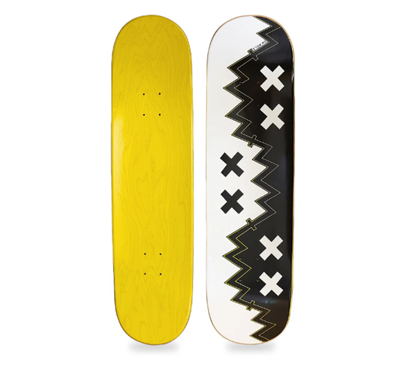 Dxxdle Skateboards Yellow Ying Yang Deck