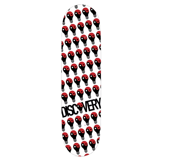 Discovery Skateboarding Lightbulb Skateboard Deck