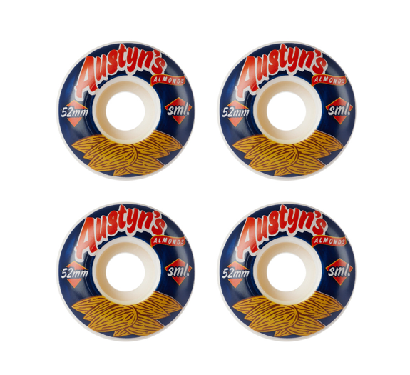 SML Austyn Gilette Skateboard Wheels, 52 mm
