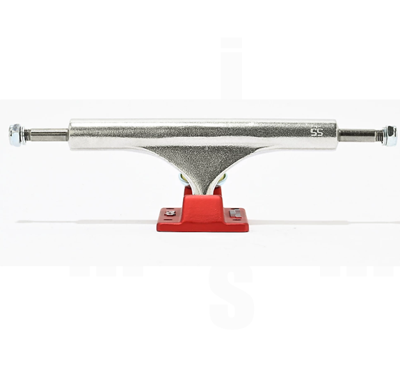 Ace Classic Silver & Red Skateboard Trucks