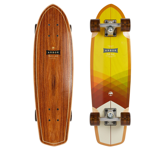 Arbor Skateboards Foundation Pocket Rocket Cruiser Complete Skateboard - 27”