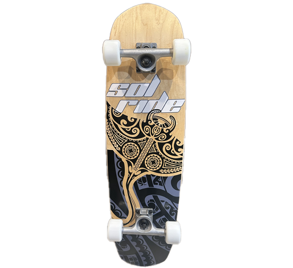 SolRide 33.25" Cruiser Complete Skateboard Hahalua Ray