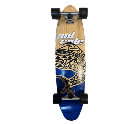 SolRide 33.25" Cruiser Complete Skateboard Mahi Mahi