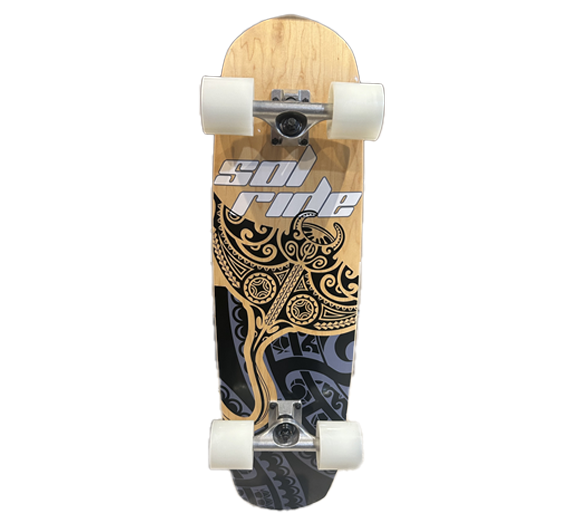 SolRide 33.25" Cruiser Complete Skateboard Hahalua Ray