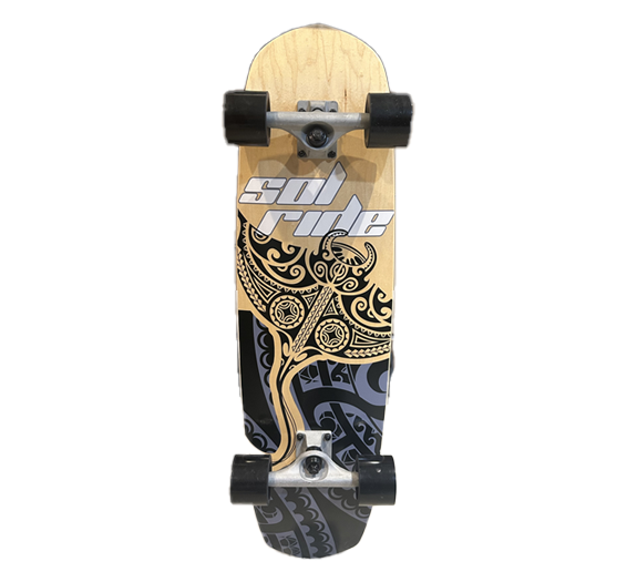 SolRide 33.25" Cruiser Complete Skateboard Hahalua Ray
