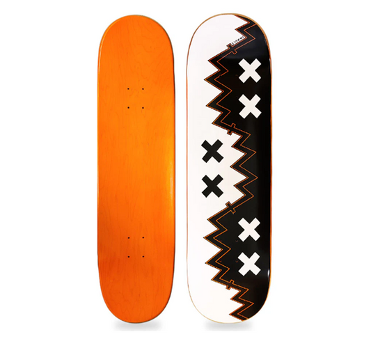 Dxxdle Skateboards Orange Ying Yang Deck