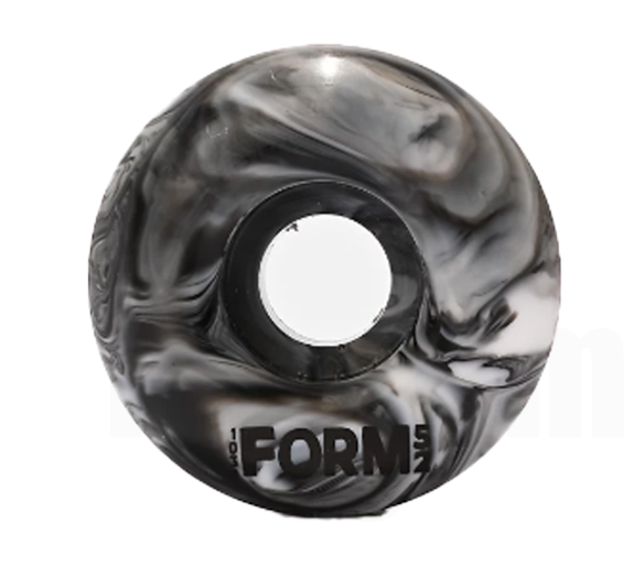 Form Black & White Swirl 103a Skateboard Wheels