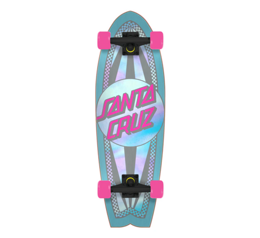 8.8" Prismatic Dot Santa Cruz Shark Cruiser