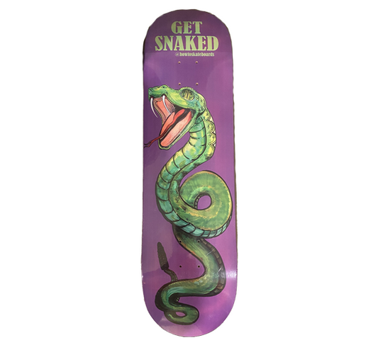 The Snake Popsicle Deck By How To Skateboards