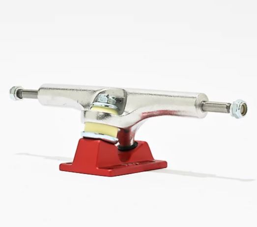 Ace Classic Silver & Red Skateboard Trucks
