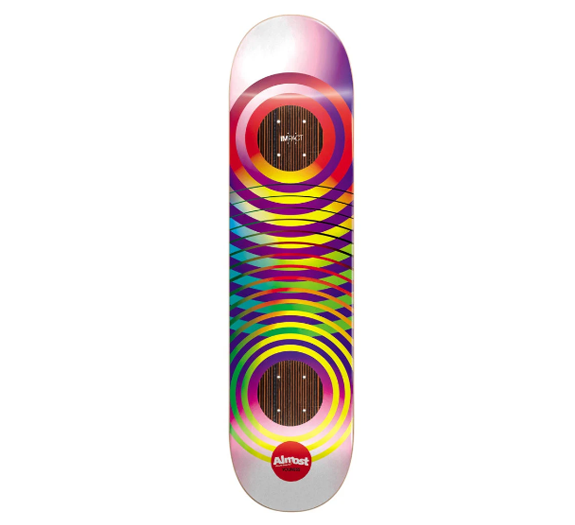 Almost Youness Gradient Rings Impact 8.375" Skateboard Deck