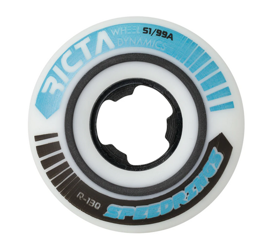 51mm Speedrings Slim 99a Ricta Skateboard Wheels