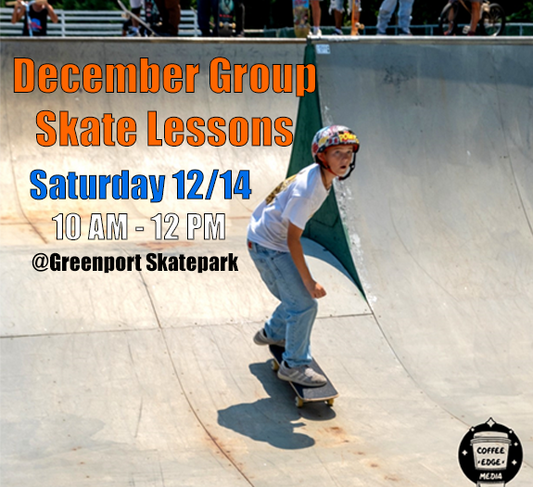 Group Skate Lessons December 14th At Greenport Skatepark