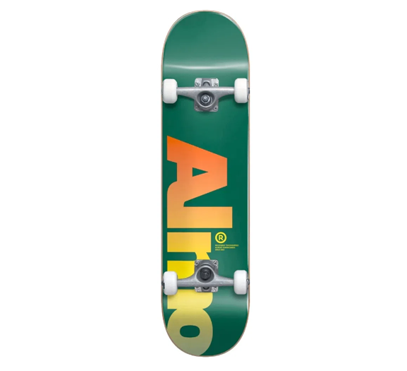 Almost Fall Off Complete Skateboard 8.25" Green