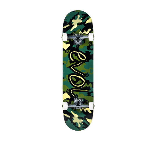 Evol Camo Skateboard Complete 8.25"